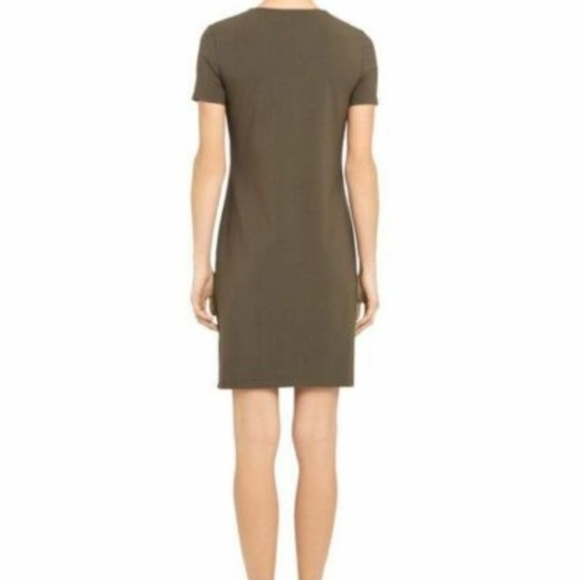 Theory Ruched Neck Dress Size M - Picture 3 of 9